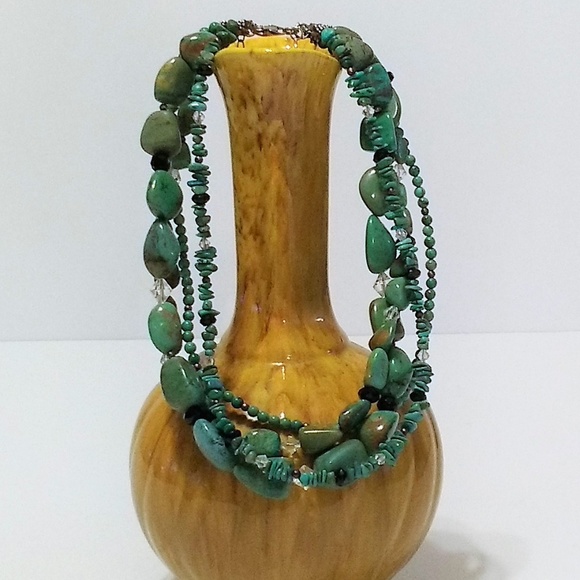 Silpada Jewelry - Last Day on Poshmark Silpada 4-strand turquoise sterling necklace